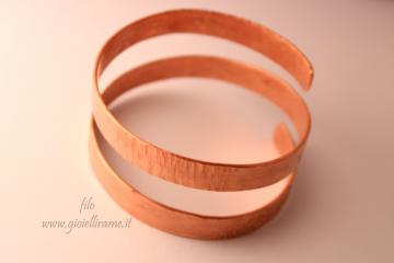 Bracciale in rame unisex 
