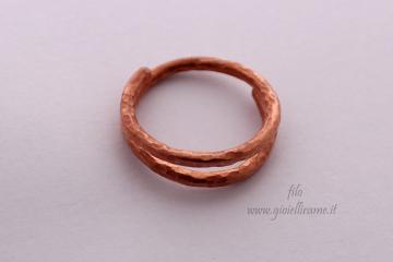 Anello in rame artigianale Alcor