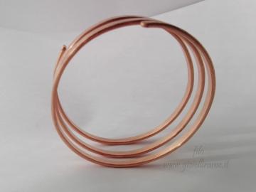 Bracciale artigianale unisex in rame