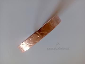 Bracciale in rame unisex su commissione