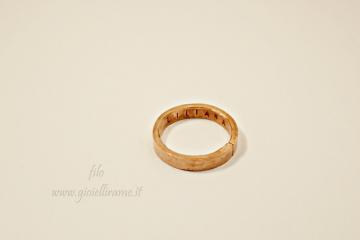 Fede in rame artigianale, incisione LILIANA