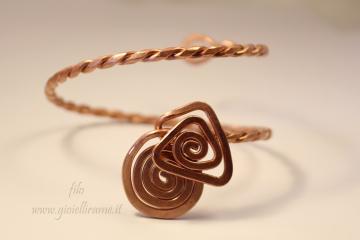 Bracciale in rame artigianale