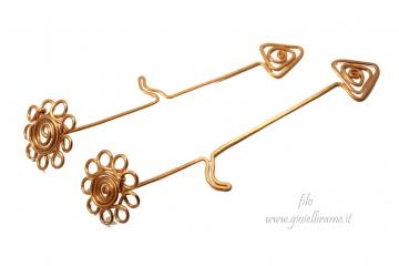 Segnalibri artigianali in rame Un fiore per te