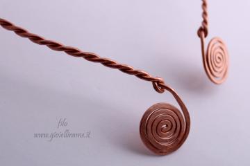 Collana in rame artigianale Energia