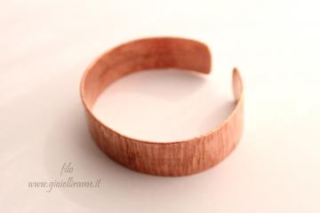 Bracciale in rame artigianale unisex Dune