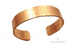 Bracciale artigianale unisex in rame Maya